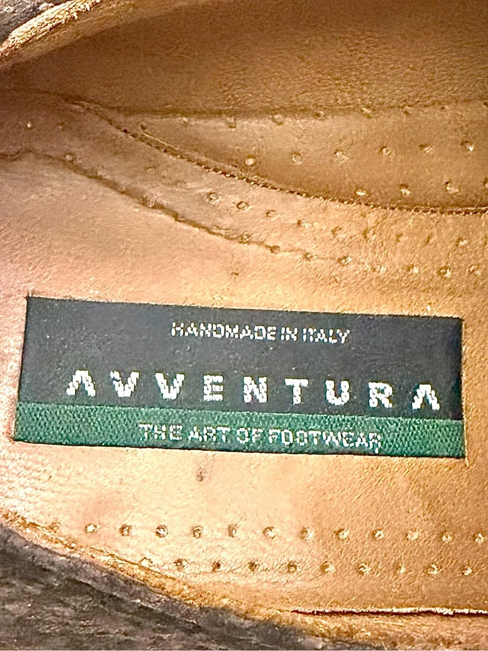 Avventura Exotic Brown Suede & Crocodile Leather Loafers Size 10M Made In Italy